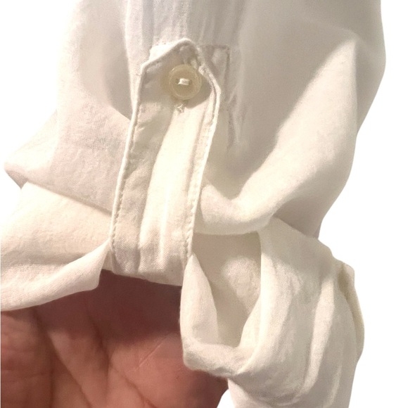 Zara Woman Elegant Cream Embroidered Women's Top - Picture 7 of 9